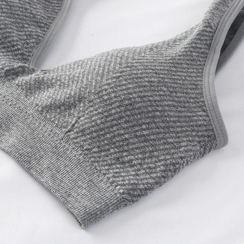 Спортивный бюстгальтер без спинки для девочек-подростков, бесшовный, пуш-ап, майка-ками, поддерживающий, с боковой поддержкой, на лямках, амортизирующий ками