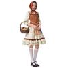 Halloween Costume Little Red Riding Hood Stage Costume Adult Pastoral Farm Maid Lolita Party Costume