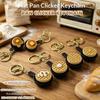Calming Keychain Keys Finger Button Anti-Stress Toys Rabbit Cake Heart Waffles Funny Decompression Gifts For Children Adults