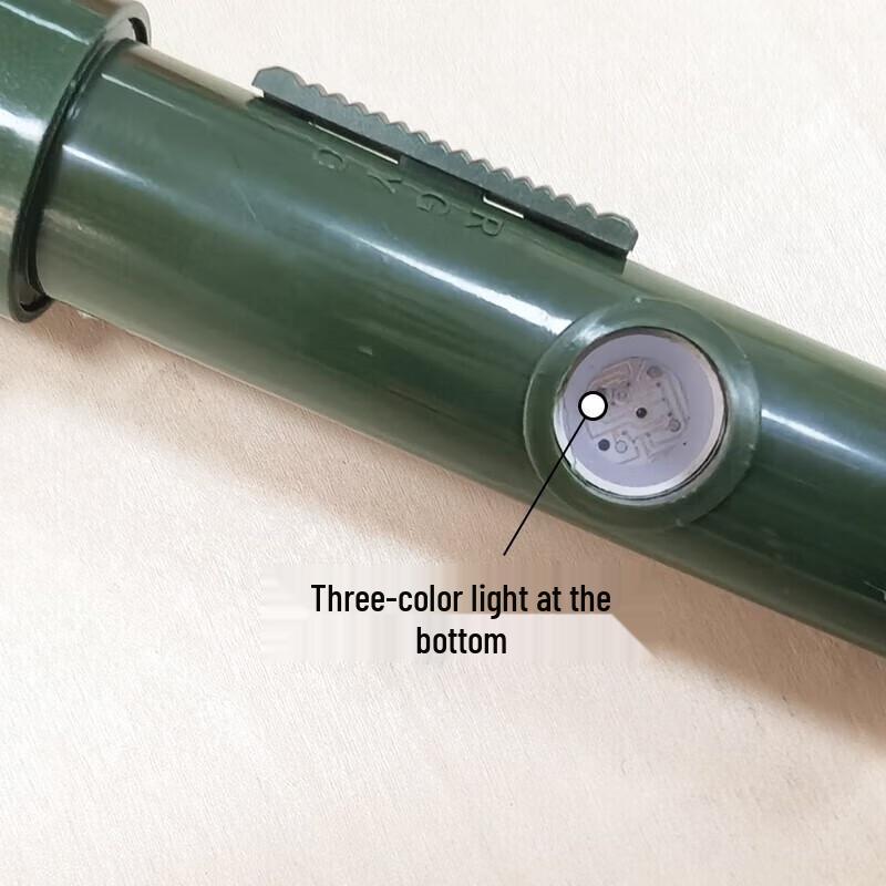 Red and White Training Command Flag with Signal Light