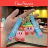Cute Star Kirby Dripping Glue Keychain Car Backpack Cartoon Figure Bag Pendant Key Ring Lovely Pvc Material