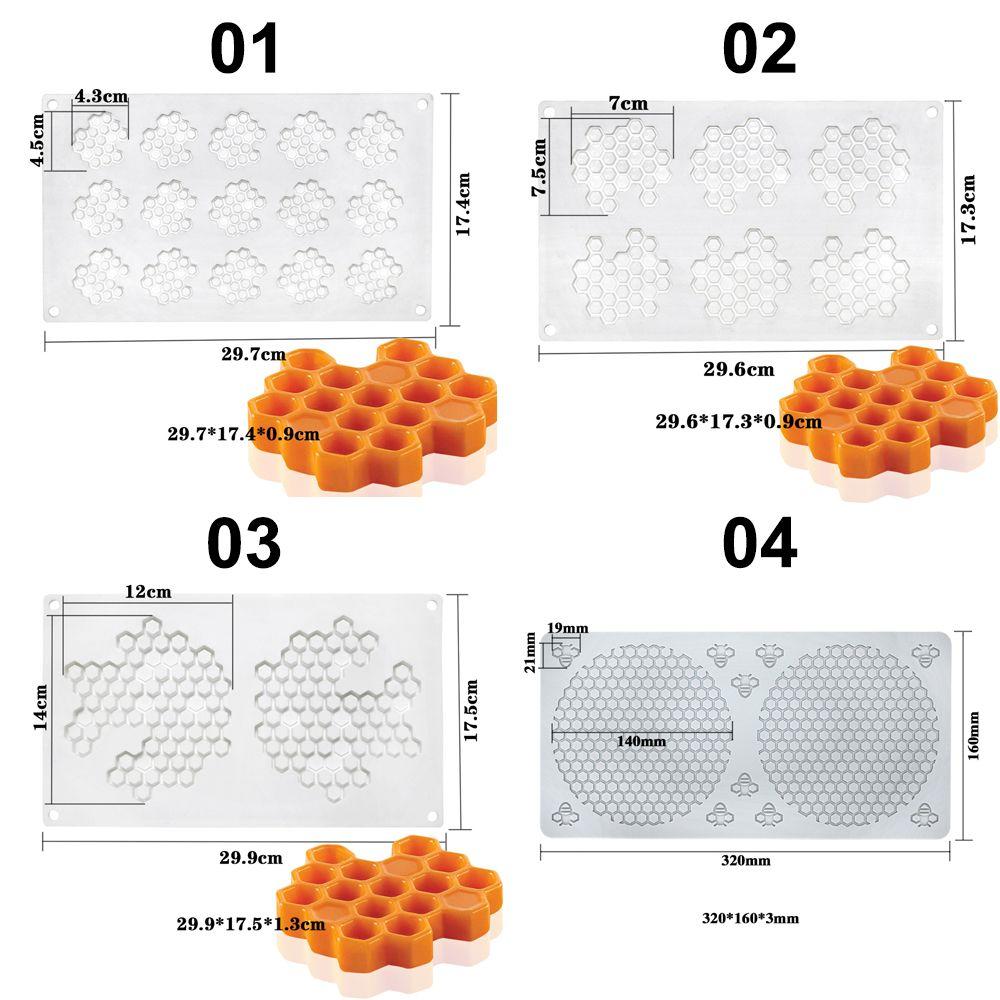 Форма для мастики Шоколадный трафарет Силиконовая форма Кружевная форма для торта 3D Сотовая форма Украшение торта Бордюр