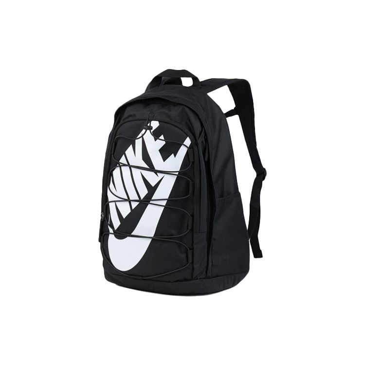 Nike Hayward 2.0 Casual Sports Basic Logo Print Drawstring Decoration Backpack Unisex Backpack Black BA5883-013