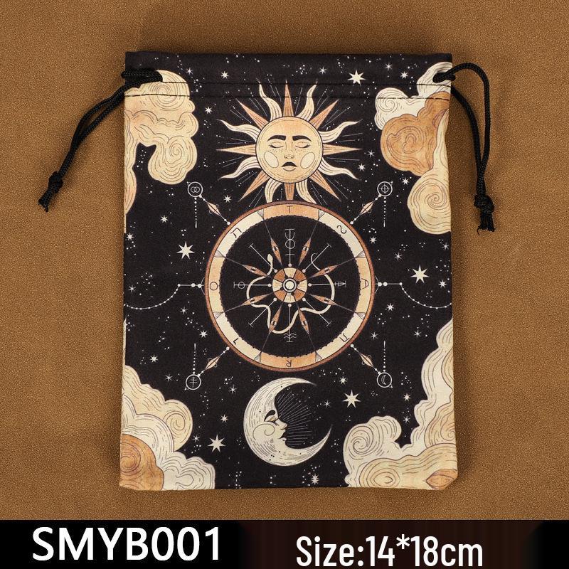 Подвеска-кристалл в форме шестиугольной призмы, набор таро-скатертей для прямых эфиров в TikTok и Xiaohongshu