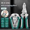 Инструмент для зачистки проводов Электрика Инструмент для зачистки проводов с точной конструкцией отверстий для зачистки Антикоррозийная полированная поверхность Плоскогубцы для зачистки проводов