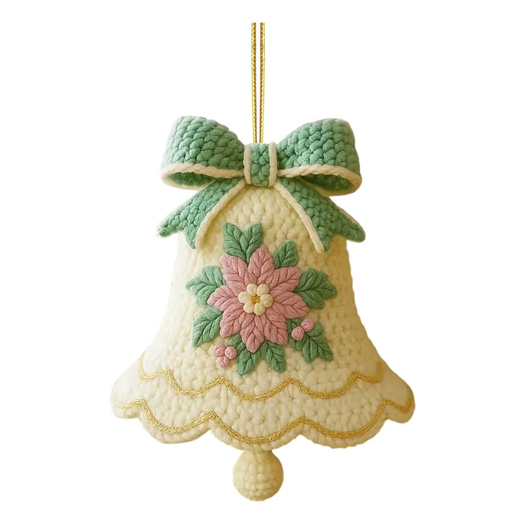 2D Christmas Bell Pendant, Christmas Tree Pendant, Home Decoration, Acrylic Pendant