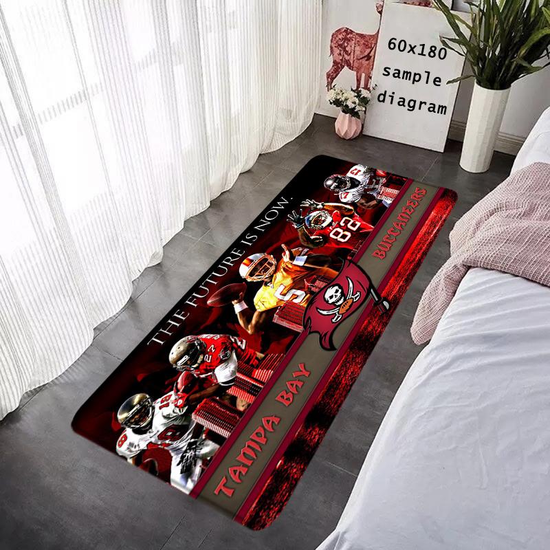 Foot Rug Welcome Floor Mat for Entryway Tampa Bay Buccaneers Bath Hallway Carpet Kitchen Water Absorbed Rugs Fluffy Home Decor