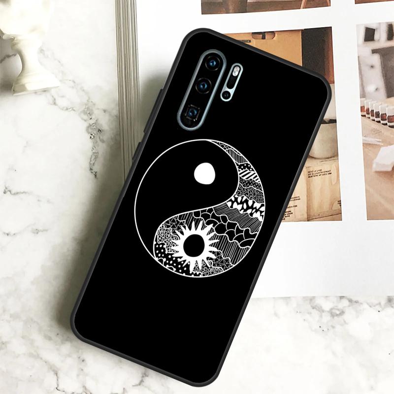 Чехол Багуа Тайцзи Инь Ян для Huawei Nova 5T 9 10 SE 7i 8i 11i 12i Y60 Y61 Y70 Y72 Y73 Y90 Y91 P20 P40 P30 Lite
