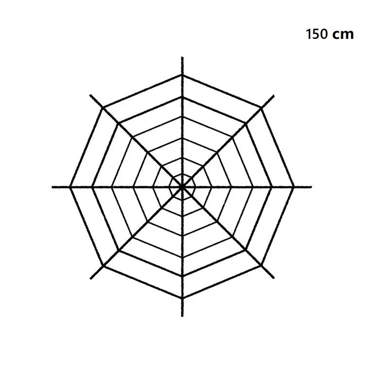 Halloween spider web simulation big black spider decoration bar scene layout props party decoration lawn scenery home decoration