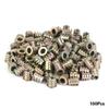 100pcs M4 M5 Zinc Alloy Inside Hex Socket Insert Nuts for Wood Furniture (M5*10)