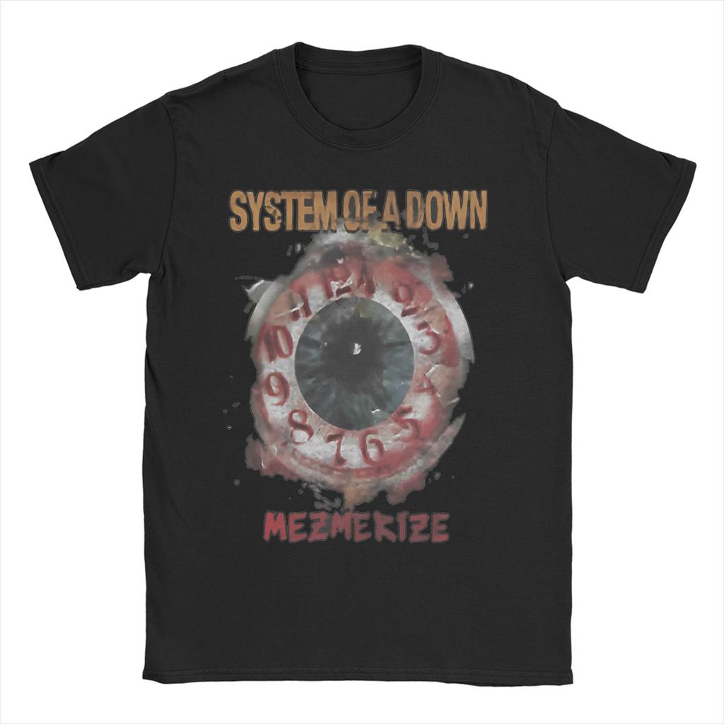 Футболка для мужчин и женщин в стиле Рок Хэви-метал Группа SYSTEM OF A DOWN SOAD Футболки с коротким рукавом с круглым вырезом Хлопок Большие размеры Топы