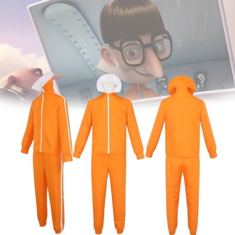 Костюм для косплея Миньонов Гадкий Я Виктора Гру для веселой Хэллоуин-вечеринки