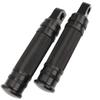 MSMint Harley Foot Pegs Foot Pedals Footrest Touring Sportster Softail Dyna CNC Aluminum (Black)