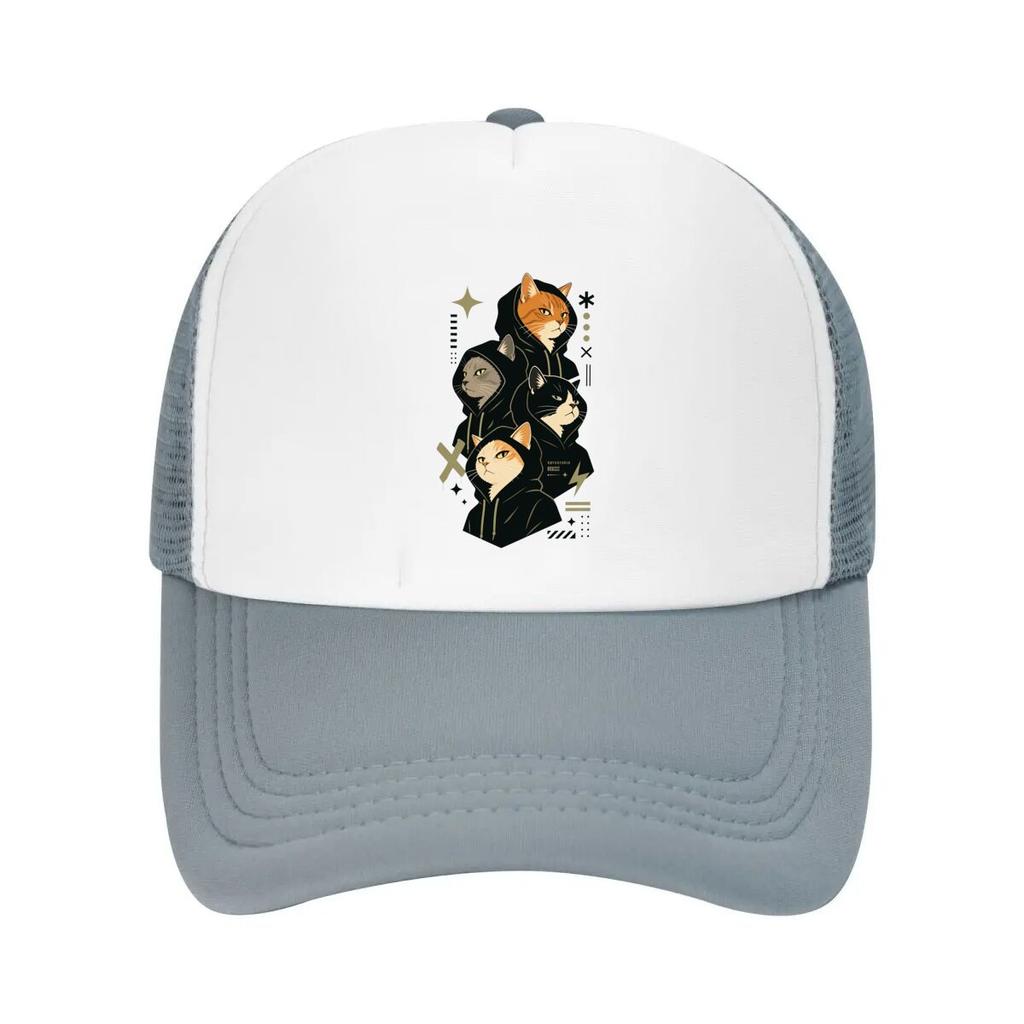 Street Cats Minimal Logo Portrait Mesh Baseball Cap Casual Hat Outdoor For Womens Unisex FeUnisex