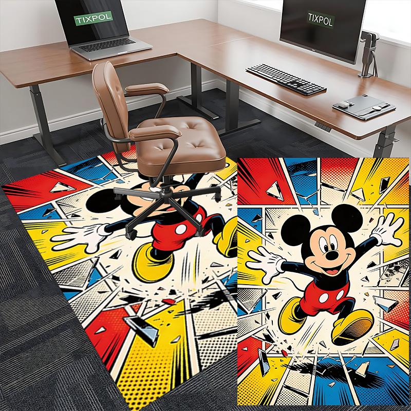 1pc Mickey Mouse Comic Adventure Carpet Rug for Bedroom Living Room Decor Sofa Home Game Area Rug Non-slip Floor Mat. D72201110