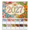 Сезонный настенный календарь на 2027 год, 15 дюймов