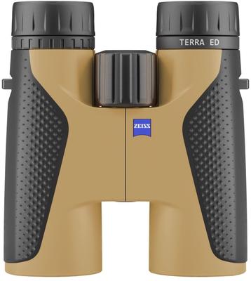 Бинокль ZEISS Terra ED 10x42 Ограниченная серия Тип с призмой Порро 10-кратное Увеличение 42 мм Диаметр Объектива Линзы ED Прочный Легкий Полностью Водонепроницаемый 001618 Черно-песочный &