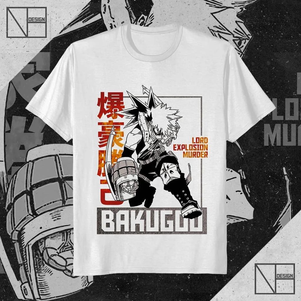 Футболка Кацуки Бакуго Манга Герой Аниме MHA Подарок Футболка Тройник Все Размеры