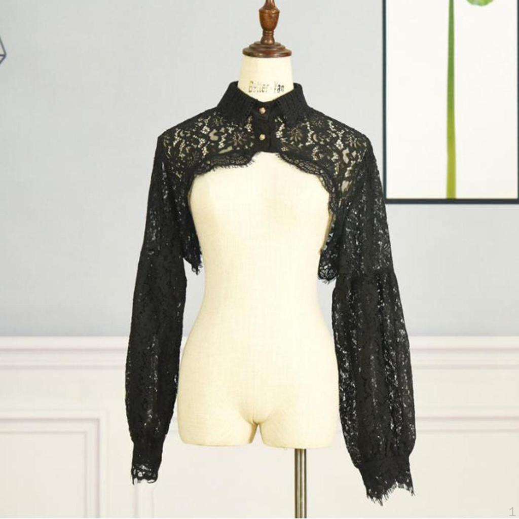 Съемный воротник Цветочный многослойный кружевной набор манжет для запястий Манжеты для рукавов для женских и девичьих костюмов