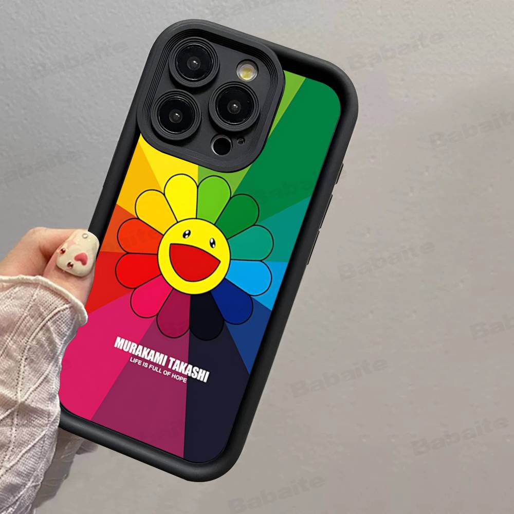 Арт японский M-Murakami Artisti T-Takash Силиконовый мягкий чехол для телефона для IPhone 17 16 14 13 12 11 15 Pro Max Plus Air Cover