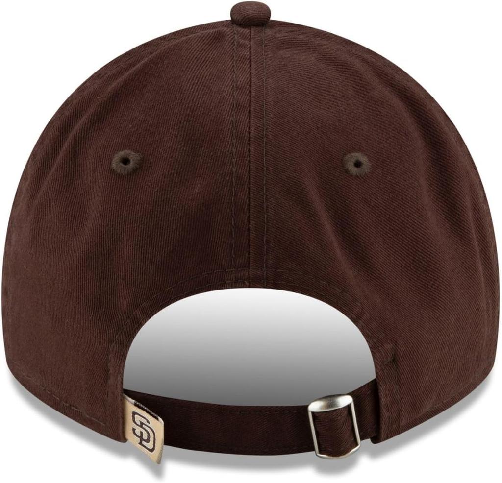 New Era 9TWENTY Baseball Team LA Soft Cross Adjustable NEWERA 9TWENTY One Padres Brown Cap, 920, Yankees, Dodgers, Baseball, NYY, Strap, Hat, (JP,