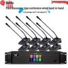 Проводная система микрофонов для видеоконференций HuiDu QH-9300S на гибкой стойке (Китайская версия)