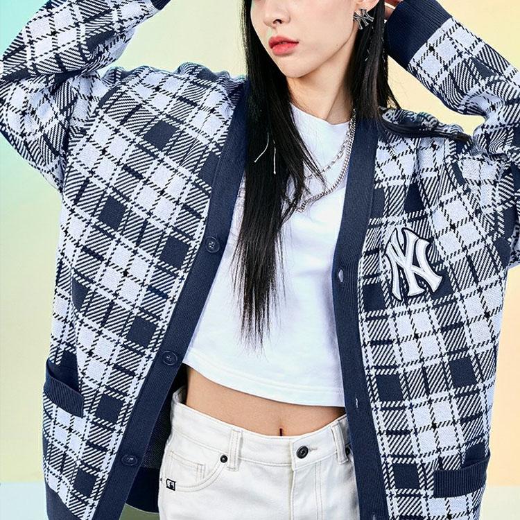 New MLB New York Yankees Knitwear Unisex Navy Blue 3AKC00121107-50NYL