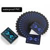 Waterproof PVC Pure Black Magic Box-Packed Plastic Playing Cards 54pcs Cards Set Deck Poker Classic Magic Tricks Tool Board Game