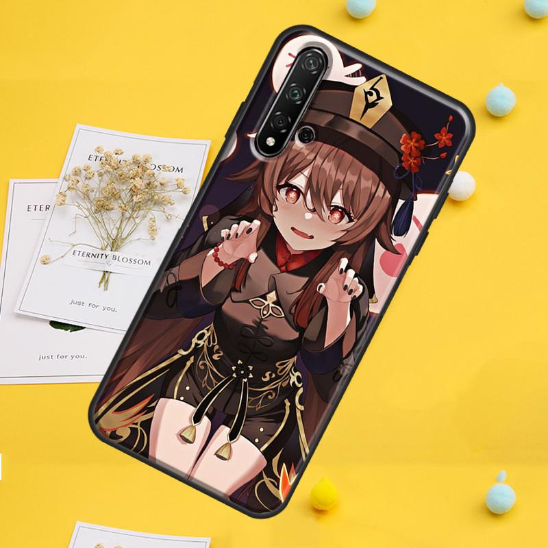 Чехол с изображением Ху Тао из Genshin Impact для Huawei Nova Y70 Y91 Y90 Y60 Y72 Y61 9 10 SE 12i 12s 11i 5T P60 Pro P20 P30 P40 Lite