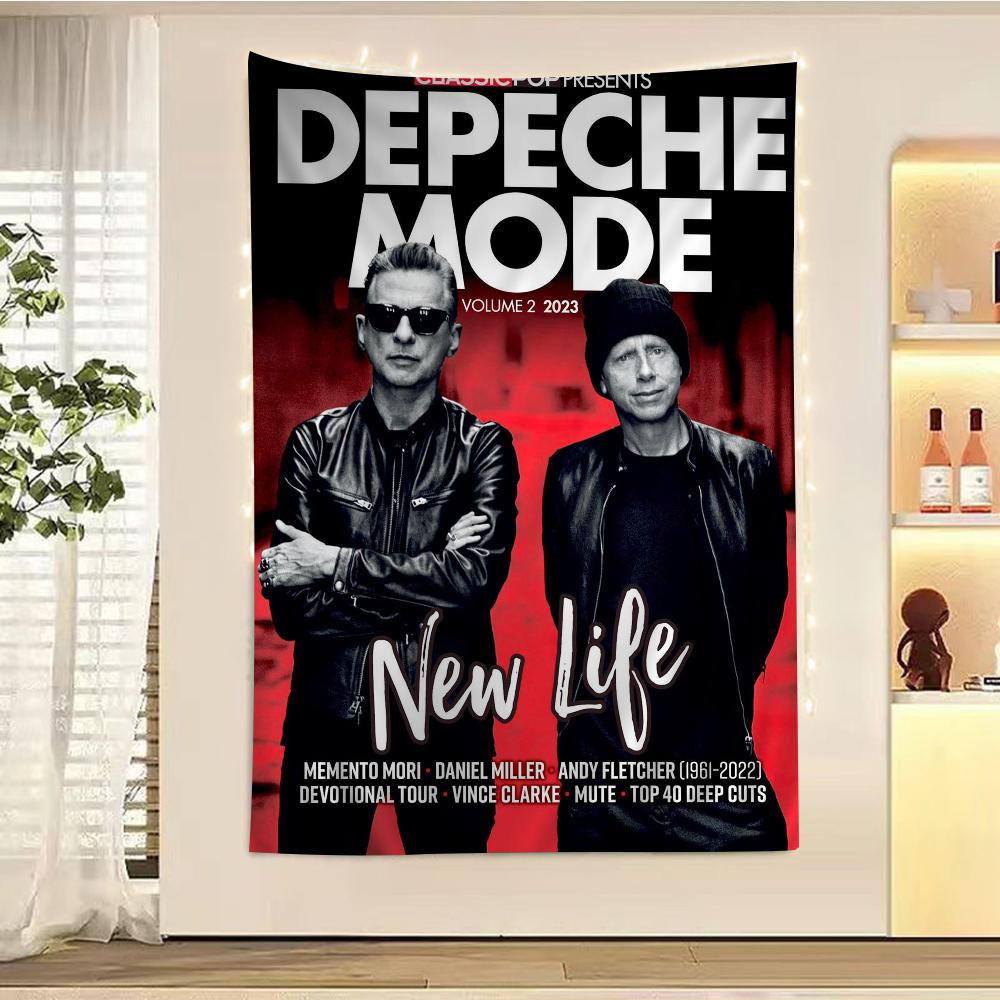Звезда-вокалист Depeche Mode Цветной Настенный Гобелен Богемные Настенные Гобелены Мандала Настенные Полотна