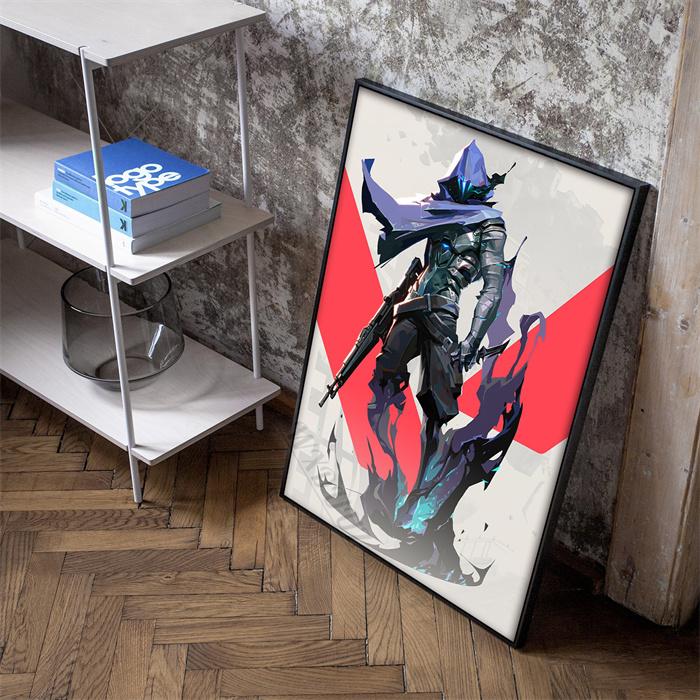 Классические видеоигры Valorant, персонажи аниме, фотографии для гостиной, домашний декор, холст, картина, печать, постеры, подарок