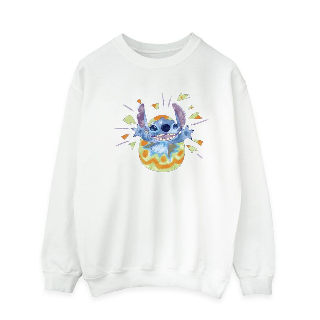 Disney Mens Lilo & Stitch Cracking Egg Sweatshirt
