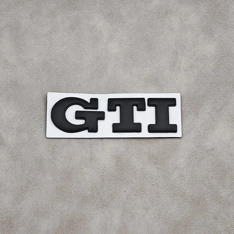 Hot 3D Metal Logo GTI Badge Car Front Grille Emblem Rear Trunk Sticker For Volkswagen VW Golf 4 5 6 7 3 MK2 MK3 MK4 Mk5 Polo Tig
