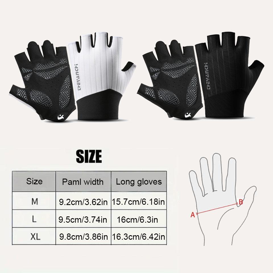 GETINFIT 1Pair Half Finger Cycling Gloves Non slip Breathable New Summer Outdoor Sports Bicycle Riding Gloves Men Women Unisex