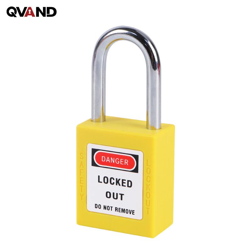 OEM Safety Padlock with Master Keys Loto Lockout Tagout Customizable Manufacturer's Locks PA66 Nylon & Steel Shackle M-G38