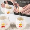 Керамический сепаратор для яиц ручной работы, милый маленький фильтр для яиц, разделитель для цыплят, кухонный гаджет, помощник для приготовления выпечки