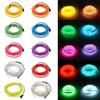1Pcs Clothing Luminous Glow EL Wire Cable LED Neon LED Strip Tape Waterproof Car Light Decoration