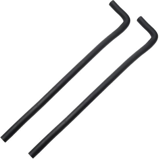 551065 Coolant 90 Degree Heater Hose LS Swap Heater Hose, 4 Inch X 24 Inch Long 5/8 Inch I.D (Pack Of 2)