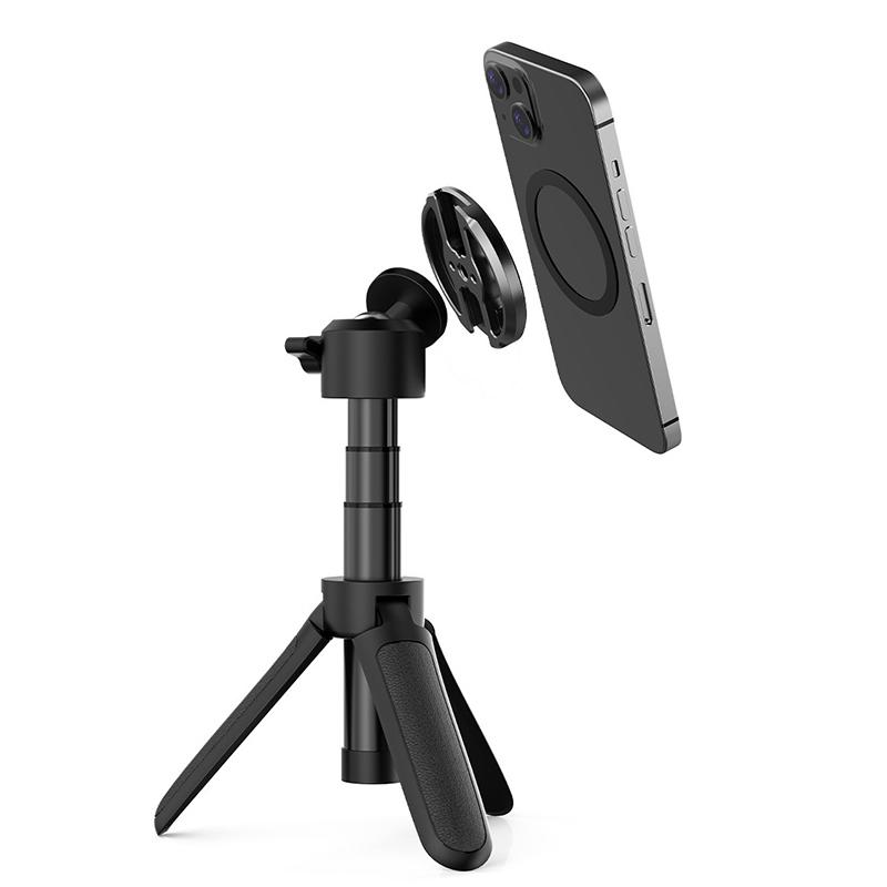 Алюминиевый магнитный держатель для телефона на 360° с 1/4 холодным башмаком для фиксации фотографий для iPhone 15 14 13 12 Pro Max Magsafe Xiaomi