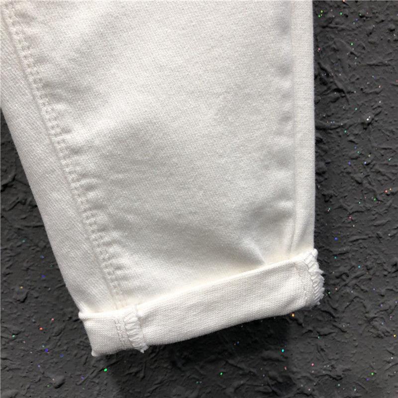 Укороченные брюки, сплошной цвет, джинсы больших размеров, женские свободные повседневные шаровары с высокой талией