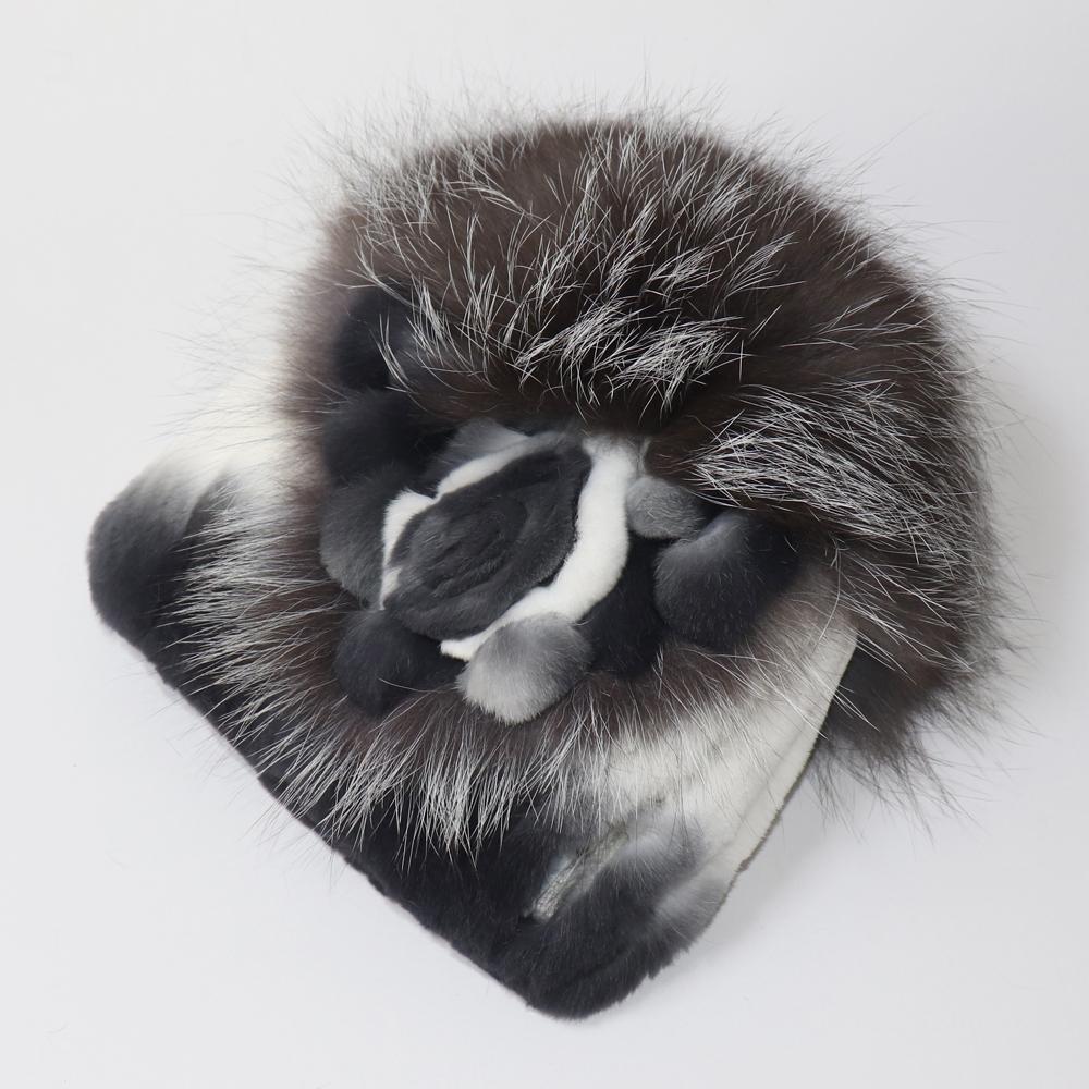 Зимняя женская шапка из 100% натурального меха кролика рекс, женские теплые шапки из натурального меха кролика рекс, хорошие эластичные шапки из натурального меха, теплые шапочки