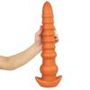 Q-shaped radish-shaped soft-core anal development tool of appropriate size for sexual pleasure toys for expanding the anus plug