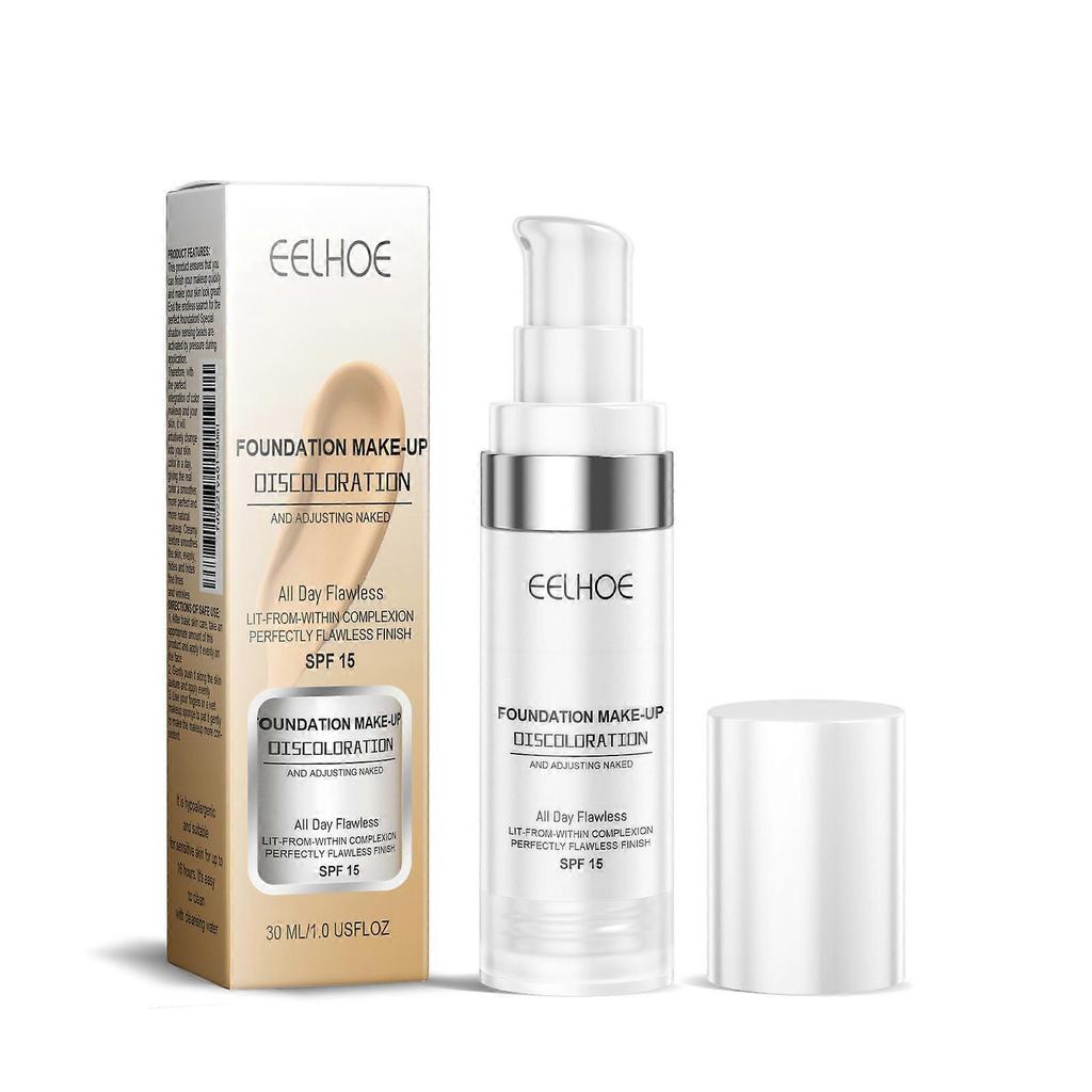 Concealer color changing liquid foundation, moisturizing, light, waterproof, sweat proof, and makeup free