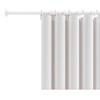 Yipan Magnetic Pure White Polyester Shower Curtain