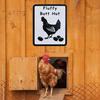 Farmhouse Chicken Sign Cluck Around And Find Out Sign Crowing Rooster Wall Art Desktop Sign for Chicken Coop Home Farm Garden Decor