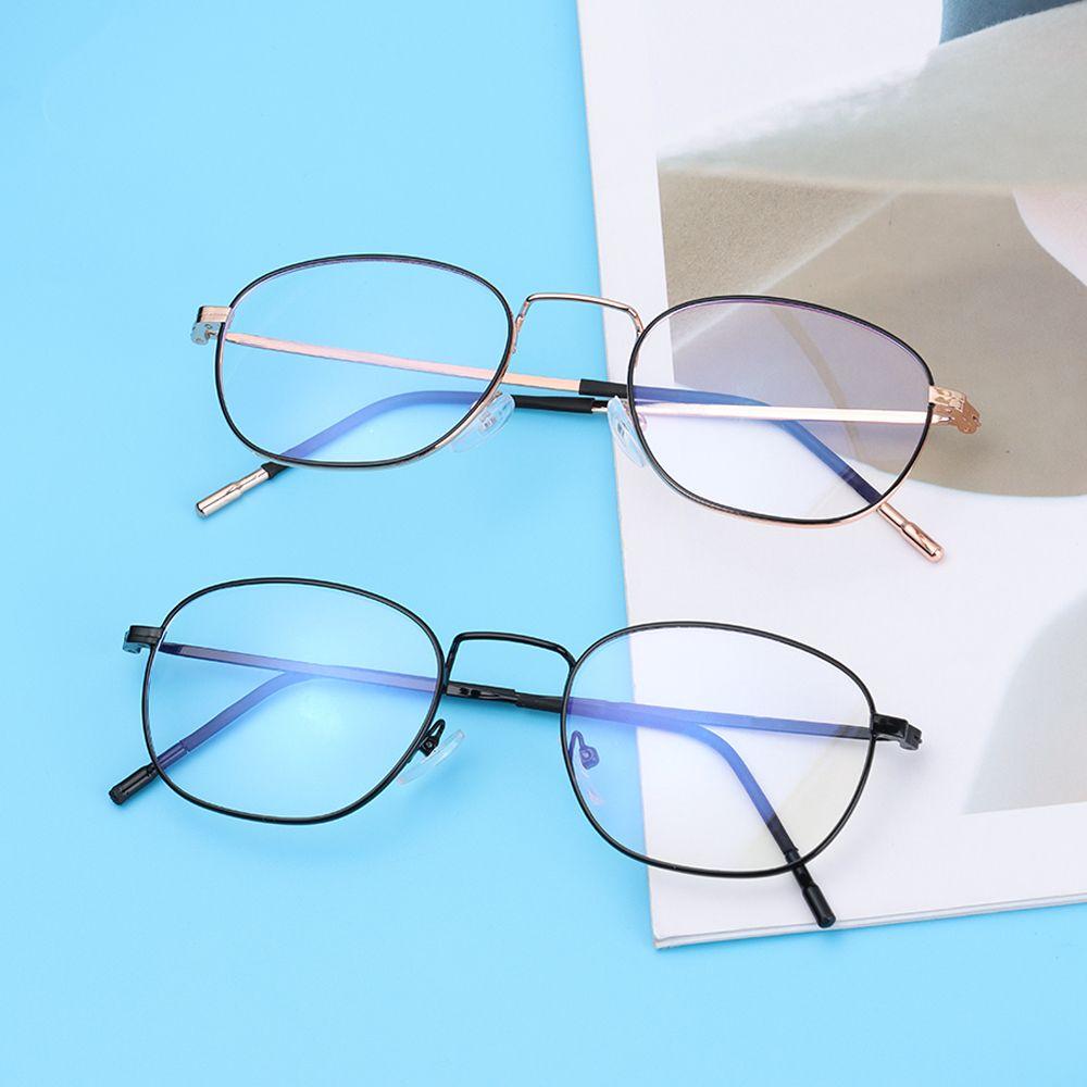 Portable Eye Protection Anti-Blue Light Glasses Computer Goggles Ultra Light Frame Metal Eyeglasses