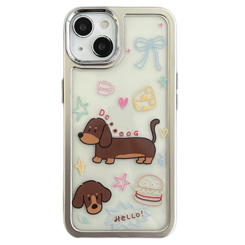 For iPhone 14 Case Pattern Design PC+TPU Phone Cover