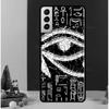 Sacred Eye of Horus Egypt Fresco Cover For Samsung Galaxy S20 FE S8 S9 S10 Plus Note 10 Note 20 S22 S21 Ultra Phone Case