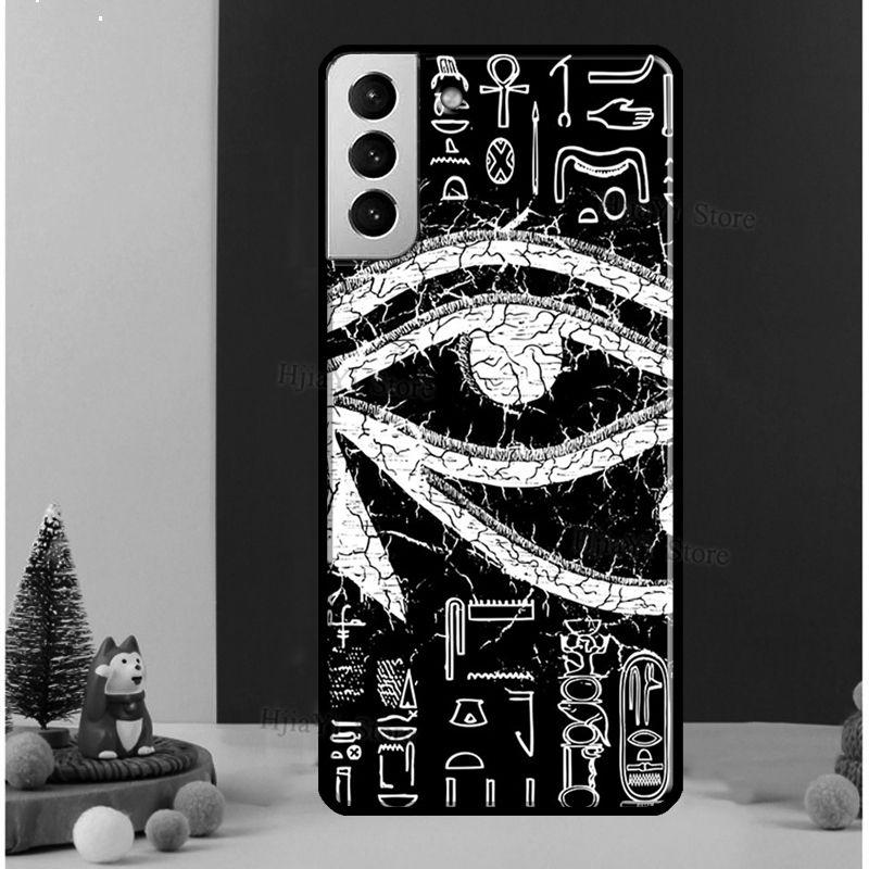 Sacred Eye of Horus Egypt Fresco Cover For Samsung Galaxy S20 FE S8 S9 S10 Plus Note 10 Note 20 S22 S21 Ultra Phone Case