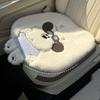 Зимняя Плюшевая Подушка на Сиденье Автомобиля для Сохранения Тепла Мультяшные Аксессуары для Автомобильного Сиденья Универсальная Мягкая Подушка Чехол на Сиденье Автомобиля Декор Салона